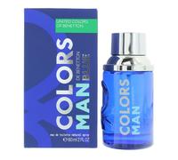 Benetton Colors Man Blue Eau de Toilette 60ml Spray for Him