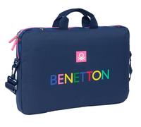 BENETTON DAMERO - Backpack, Sleeve for Laptop up to 15.6 Inches, Backpack, Ideal for Children of Different Ages, Comfortable and Versatile, Quality and Resistance, 40 x 4 x 27 cm, navy, M, Casual