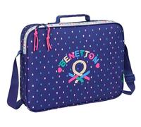 BENETTON DROP - Extra School Wallet, Pencil Case, Shoulder Bag, Comfortable and Versatile, Quality and Resistance, 38 x 6 x 28 cm