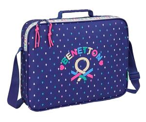 BENETTON DROP - Extra School Wallet, Pencil Case, Shoulder Bag, Comfortable and Versatile, Quality and Resistance, 38 x 6 x 28 cm