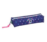 BENETTON DROP - Rectangular Children's Pencil Case, Children's Pencil Case, Ideal for School Age Children, Comfortable and Versatile, Quality and Resistance, 22 x 7 x 40 cm