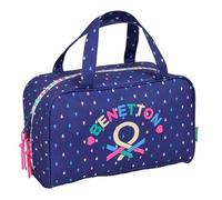 Benetton Drop Rectangular Toiletry Bag with Handle, Children's Toiletry Bag, Adaptable to Trolley, Ideal for Children from 5 to 14 Years, Comfortable and Versatile, Quality and Resistance, 31 x 14 x