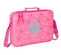 BENETTON HEART - Extra School Wallet, Pencil Case, Shoulder Bag, Comfortable and Versatile, Quality and Resistance, 38 x 6 x 28 cm