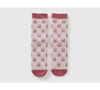 Benetton, Non-slip Socks With Logos, Size: 5-8, Multi-color, Kids