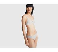 Benetton, Padded Cotton Bra, size 40, White, Women