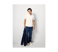 Benetton, Slim Fit Polo, size XL, White, Men