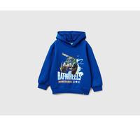 Benetton, Sweatshirt Featuring Batwheels ©&™ Dc And Wbei, Size: 3-4, Bright Blue, Kids