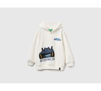 Benetton, Sweatshirt Featuring Batwheels ©&™ Dc And Wbei, Size: 4-5, Creamy White, Kids