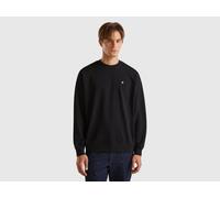 United Colors of Benetton Men's Jersey G/C M/L 342zu1093 Hooded Sweatshirt, Black, XL