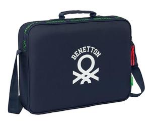 BENETTON TOGETHER - Extra School Wallet, Pencil Case, Shoulder Bag, Comfortable and Versatile, Quality and Resistance, 38 x 6 x 28 cm
