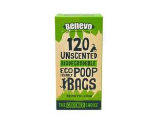 Benevo 120 plant-based compostable poop bags