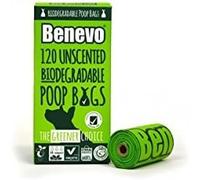 Benevo | Biodegradable Dog Poo Bags | 5 x 120 bags