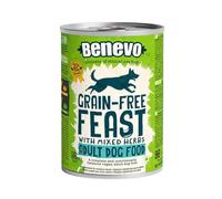 Benevo Complete Wet Vegan Dog Food (359g) Hypoallergenic, Wheat Free & Non GM, For Large & Small Breeds, With Essential Fatty Acids, Taurine, & L-carnitine, Approved By PETA & Vegan Society UK