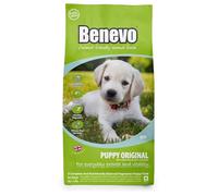 Benevo Vegan Puppy Food Dry (2kg) Hypoallergenic, Wheat Free & Non GM, With Essential Fatty Acids, Taurine, & L-carnitine, For Large & Small Breeds, Approved By PETA & Vegan Society UK