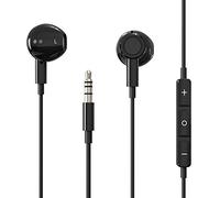 BENEWY Hi-Res Extra Bass Earbuds Noise Isolating In-Ear Headphones Wired Earbuds with Microphone for iPhone,iPod,iPad,MP3,HUAWEI,Samsung,Lightweight Earphones with Volume Control 3.5mm Jack Headphones