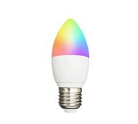 Benexamrt Tuya Zigbee 3.0 Smart Candle Bulb E26/E27 5W Led Light Bulb RGBW Dimmable Lamp Smart Life Alexa Google Home (1 Pack)