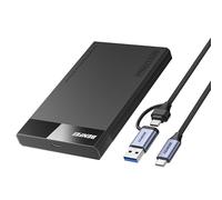 BENFEI 2.5 Inch SATA to USB Tool Free External Hard Drive Enclosure (6Gbps, Optimized for SSD, Support UASP SATA III)