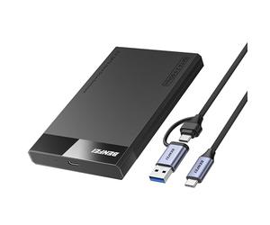 BENFEI 2.5 Inch SATA to USB Tool Free External Hard Drive Enclosure (6Gbps, Optimized for SSD, Support UASP SATA III)