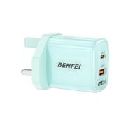 BENFEI 33W GaN USB C Fast Charger, 2-Port Two-Tone Compact Wall Charger Block, Portable Travel Charger for iPhone 17/16/15, Galaxy S25/S24/S23, Pixel 10/9/8, iPad, AirPods, Steam Deck