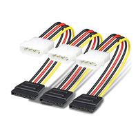 BENFEI 4 Pin Molex to SATA Power Cable (SATA to Molex) - 25cm