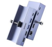 BENFEI 8-in-1 USB C Hub with Secure Clamp - Features 4K@60Hz HDMI, Gigabit Ethernet, 100W PD, 10Gbps 1x USB-C, 2 x USB-A 3.2, 2 x USB-A 2.0 Compatible with MacBook, iPad Pro, iMac, S23, XPS17