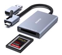 BENFEI CFexpress Card Reader 10Gbps, USB-C/USB-A 2-in-1 Type B CFexpress Adapter Compatible with Windows/Mac/Linux/Android