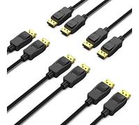 BENFEI DisplayPort to DisplayPort 1.8M Cable 5 Pack, DP to DP Male to Male Cable Gold-Plated Cord, Supports 4K@60Hz, 2K@144Hz Compatible for Lenovo, Dell, HP, ASUS and More