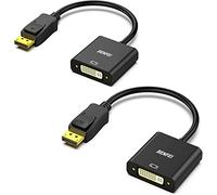 BENFEI DisplayPort to DVI, Gold-Plated DP to DVI Adapter 2 Pack | Compatible for Lenovo, Dell, HP and other brand