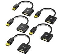 BENFEI DisplayPort to DVI, Gold-Plated DP to DVI Adapter 5 Pack