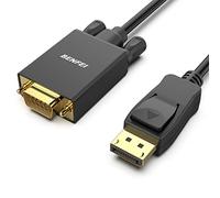 BENFEI DisplayPort to VGA Cable, 1.8M Display Port of Computer/Laptop to VGA of Monitor/Projector Gold-Plated Adapter (Not Bidirectional,Not Compatible with HDMI or USB)