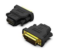 BENFEI DVI to HDMI Adapter, 2 Packs Bidirectional HDMI to DVI-D Adapter with Gold-Plated Connectors