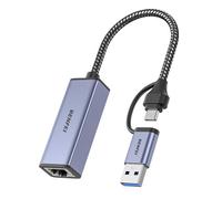 BENFEI Ethernet Adapter, USB 3.0 to RJ45 1000Mbps Gigabit LAN Adapter Compatible for MacBook, Surface Pro, PC with Windows7/8/10, XP, Vista, Mac[Aluminium Shell&Nylon Cable]