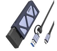 BENFEI M.2 NVME SSD Enclosure, Tool-Free USB C (10Gpbs) to NVME Adapter Supports 10s Power Loss Protection, Compatible with NVME M and B&M Keys with Size 2230/2242/2260/2280 SSDs