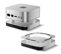 BENFEI Mac mini M4 Dock, Mac mini M4 Stand with NVMe SSD Enclosure, 4K DisplayPort Hub for Mac mini M4 &M4 Pro (2024), 10 Gbps 1 x USB C & 1 x USB A 3.2, 5 Gbps 3 x USB A 3.0, SD/TF 170 MB/s