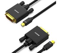 Mini Displayport to DVI Cable, BENFEI 2 packs Mini DP to DVI 1.83M Cable Male to Male Gold-Plated Cord for MacBook, iMac(LG51) Surface Pro and Laptop