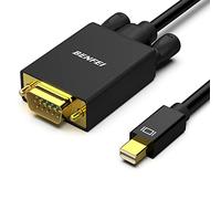 BENFEI Mini Displayport to VGA Cable, 1.8M Thunderbolt to VGA Gold-Plated Cord Compatible for MacBook Air 2010-2017, MacBook Pro 2010-2015,Mac Mini 2010-2014, Surface pro 1/2/3/4