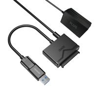 BENFEI SATA to USB 3.0 Cable, USB 3.0 to SATA III Hard Drive Adapter Compatible for 2.5 3.5 Inch HDD/SSD Hard Drive Disk with 12V/2A Power Adapter, Support UASP