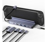 BENFEI Steam Deck Dock, Docking Station for Steam Deck (OLED)/ROG Ally/Legion Go, 6-in-1 USB C Hub with HDMI 4K@60Hz, 1Gbps Ethernet, 1xUSB C 2X USB 3.0 Port, PD 100W Charging