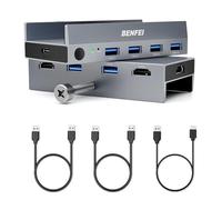 BENFEI USB 3.0 HDMI KVM Switch(8K@60Hz) with 4 USB 3.0 Ports for 2 Computers Sharging Monitor Keyboard Mouse