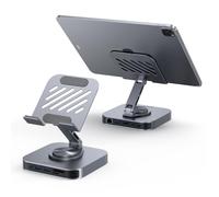BENFEI USB C Hub Tablet Stand, 9-in-1 Foldable Rotating iPad Docking Station with 4K@60Hz HDMI, Ethernet, 1xUSB-C & 3X USB 3.0, 100W PD, SD/TF Card Reader for iPad Pro/Air/Mini