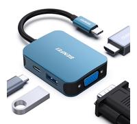 BENFEI USB C HUB 4in1, USB Type-C to HDMI VGA Adapter, USB C to USB Adapter, USB Type-C Power Delivery, Compatible with iPhone 15 series, MacBook Pro/Air 2023, iPad Pro, iMac, S23, XPS 17
