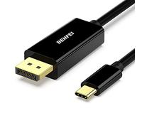 BENFEI USB C(Thunderbolt 3) to DisplayPort 4K@60Hz 0.9M/3 ft Cable, USB 3.1 (USB-C) to DP Display Port Adapter Male to Male Gold-Plated Cord