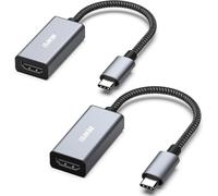 BENFEI USB C to HDMI Adapter, 2 Pack USB Type-C to HDMI Adapter [Thunderbolt 3 Compatible] with MacBook Pro 2021/2020/2019, MacBook Air/iPad Pro 2019, Samsung Galaxy S10/S9 and More