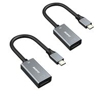 BENFEI USB C to HDMI Adapter 4K@60Hz 2 Packs Thunderbolt 3 to HDMI Adapter for MacBook Pro 2019/2018/2017, MacBook Air/iPad Pro 2018, Samsung Galaxy S10/S9[Aluminum alloy shell & nylon cable]