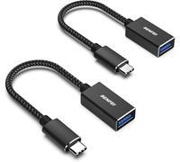 BENFEI USB C to USB 3.0 Adapter, 2 Pack USB C to A Male to Female Adapter Compatible with MacBook 2022 2021 2020, Samsung Galaxy Note 20, Galaxy S20 S21, Google Pixel, Nexus, and More