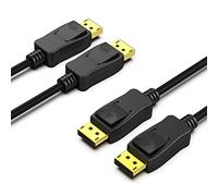 BENFEI [VESA Certified DisplayPort to DisplayPort 10 Feet Cable 2 Pack, DP to DP Male to Male Cable Gold-Plated Cord, Supports 8K@60Hz, 4K@144Hz 120Hz, 2K@240Hz Compatible for Lenovo, Dell, HP, ASUS