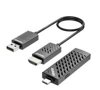 BENFEI Wireless USB C Transmitter and HDMI Receiver Kit, Supporting 1080P USB-C to HDMI Wireless Transmitter up to 98 Feet/30 Meter, 65W PD, Compatible with MacBook, iPad Pro, iMac, S23, XPS17