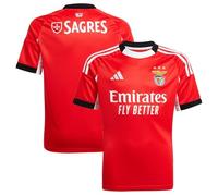 Benfica adidas Football Home Shirt Jersey Youth 2025-26 Red