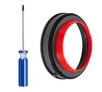 Benfosh Dust Container Bucket Top Fixed Sealing Ring Replacement for Dyson Cyclone V10 SV12 Replacement Parts Sealing Ring, Vacuum Cleaner Part Accessories with Screwdriver