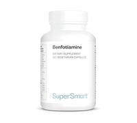 Benfotiamine - Vitamin B1 - Helps Reduce Mental & Physical Fatigue - Boosts Metabolism - Supports Normal Heart & Nervous System Function - Vegan - Gluten-Free - SuperSmart